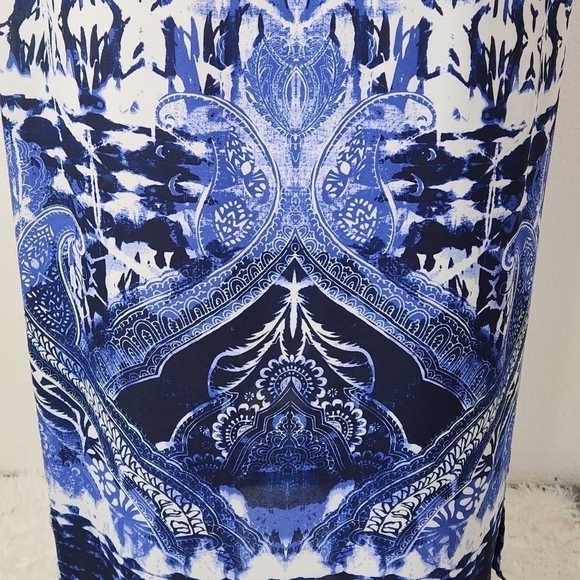 Nwot Express Printed Chiffon Modest Maxi Skirt - Size: XS - Picture 11 of 15